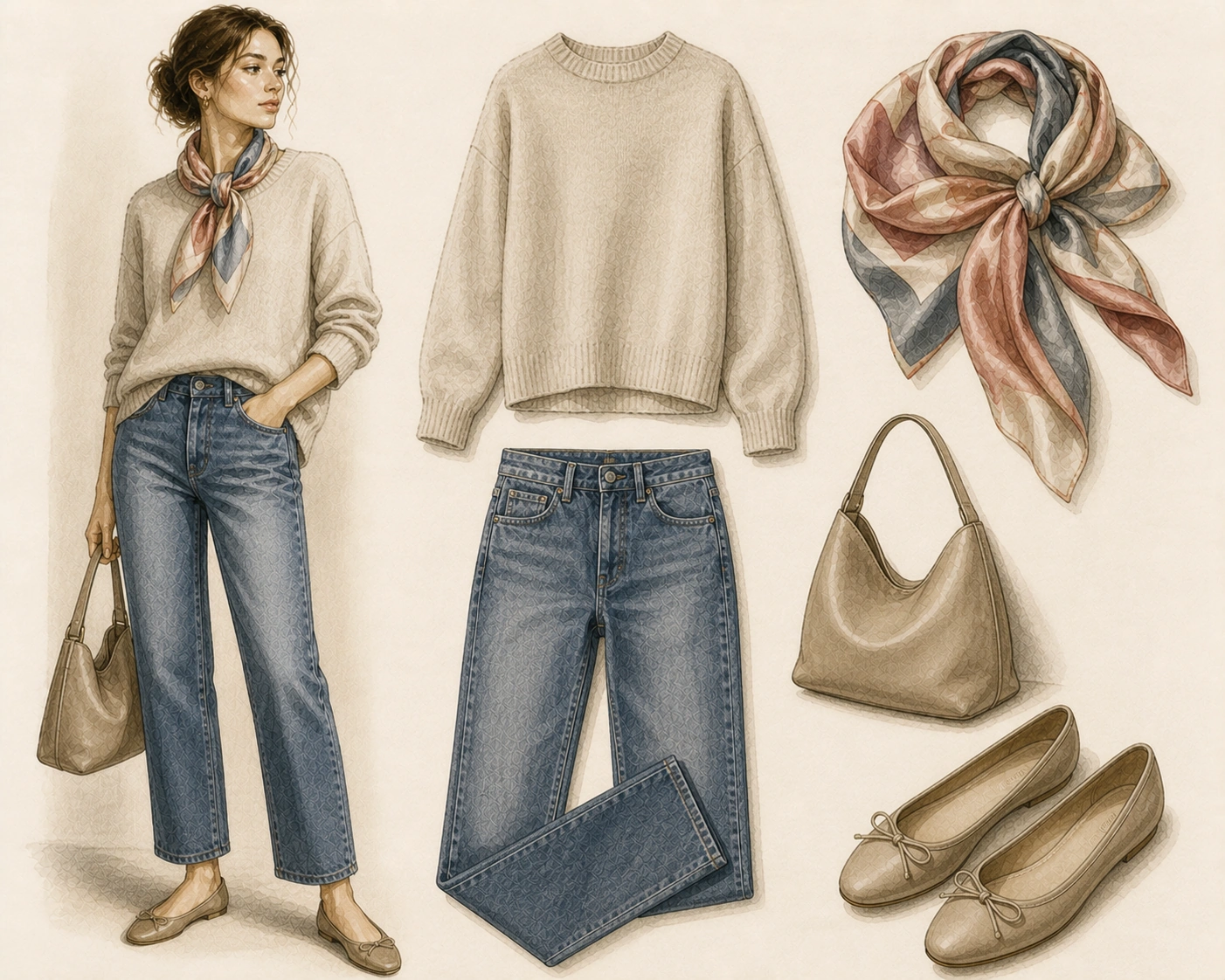 гардеробная доска: Тонкие украшения + casual