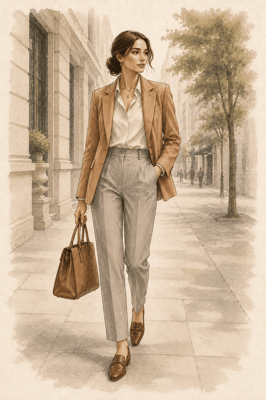 Пример образа: business casual