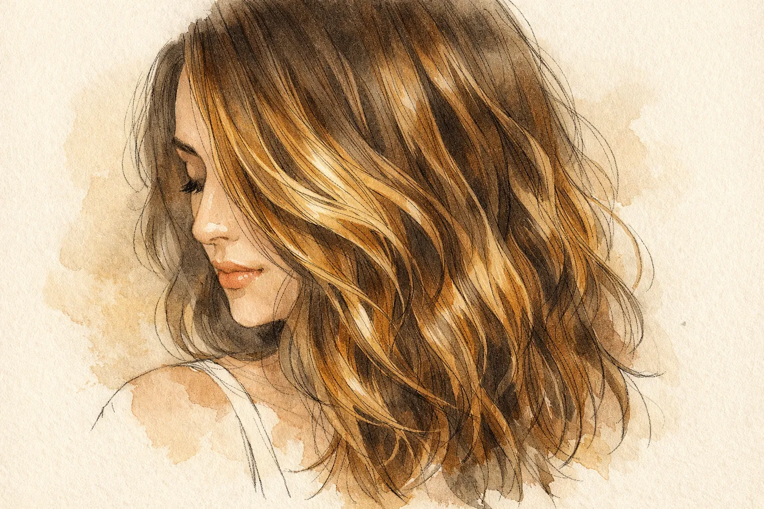 Honey balayage
